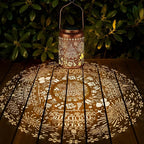 Courtyard Solar Backyard Lanterns, Elegant Waterproof LED