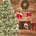 50 LED Christmas Twinkle Lights, 18ft Waterproof for Yard