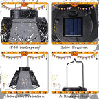 Solar Spider Lanterns, Outdoor Hanging LED Decor