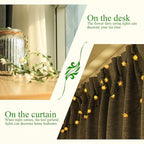 Christmas Porch String Lights, 2ft 50 LED Waterproof
