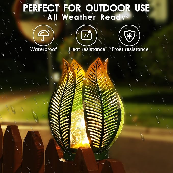 Solar Path Lights, Outdoor Driveway LED