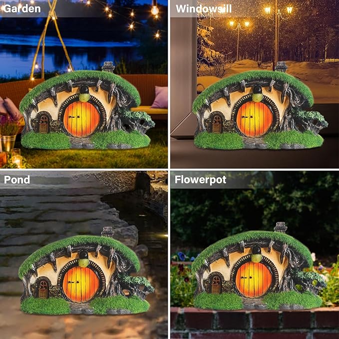 Garden Solar Lawn Figurine Light, Waterproof