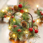 2-Pack Christmas String Lights, 13ft 40 LED Waterproof Twinkle Lights