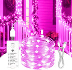 16ft Christmas LED String Lights, Waterproof Timer Lights