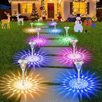 8-Pack Solar Landscape Lights for Driveway