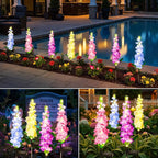 Flower Solar Lawn Figurine Light, Waterproof