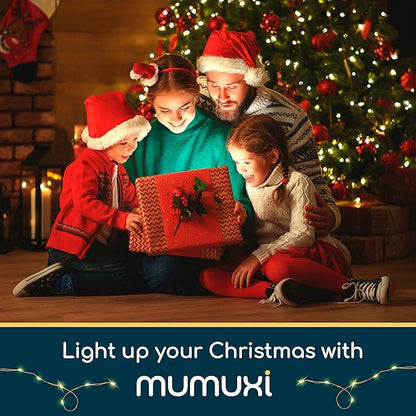 20-Pack Outdoor String Lights, 3ft Warm White Waterproof LED