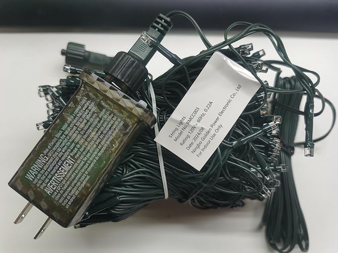 115ft Christmas LED String Lights, Waterproof Timer Lights