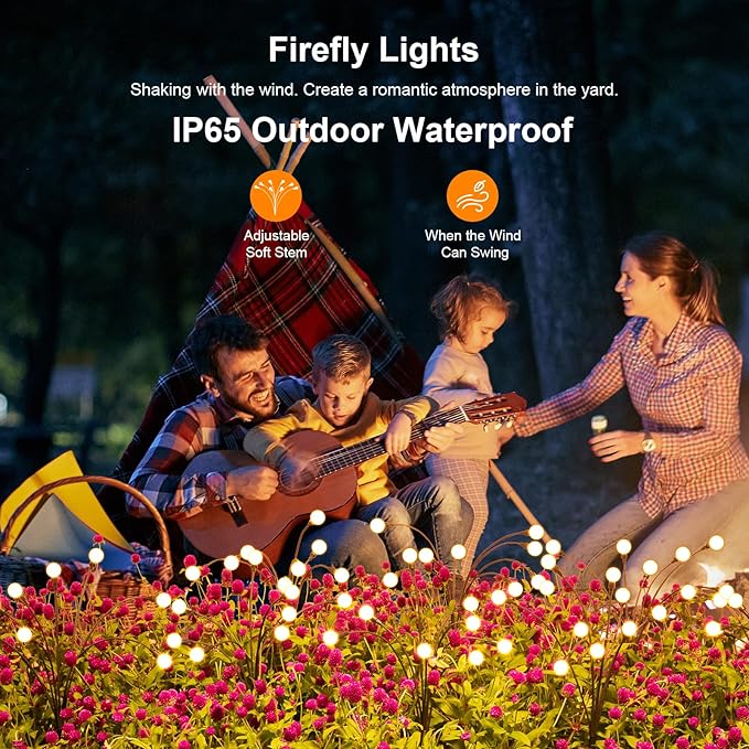 Solar Pathway Lights, Waterproof LED Walkway Lights