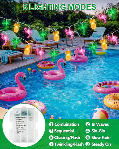 25ft String Lights for Porch, Waterproof LED