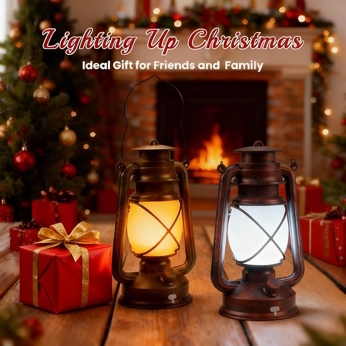 Garden Solar Hanging Lanterns 2-Pack, Charming Backyard Decor