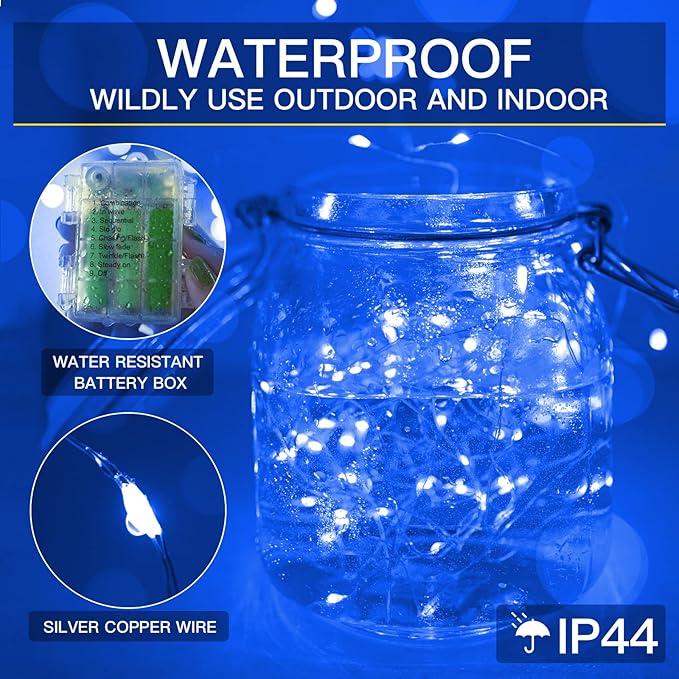 Christmas Yard String Lights, 66ft 200 LED Waterproof
