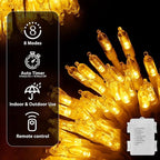 Christmas String Lights, 33ft 100 LED Waterproof Twinkle Lights