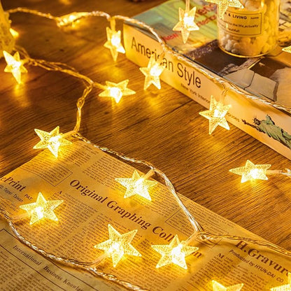 Outdoor String Lights, 17ft Warm White Waterproof LED