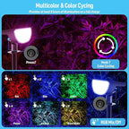 4-Pack Solar Spotlights, Wall Lights