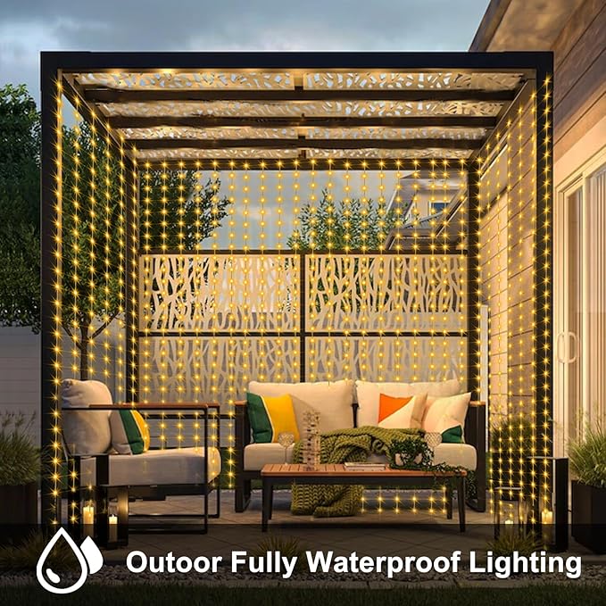 6ft Warm White Outdoor Edison String Lights, Weatherproof