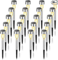 20-Pack IP44 Solar Landscape Lights for Garden