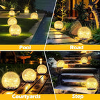 2-Pack Solar Landscape Lights for Driveway