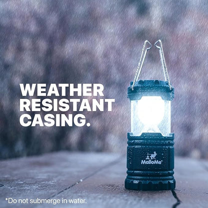 4-Pack Multi-Function Rechargeable Camping Lantern