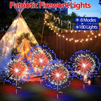 8-Pack White Solar Path Lights, Outdoor Yard LED