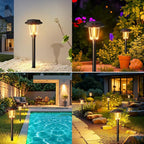 8-Pack Solar Path Lights, Outdoor Garden LED