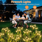 4-Pack Solar Pathway Lights, Waterproof LED Garden Lights