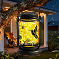 Hummingbird Solar Lanterns, Waterproof LED Outdoor Lights
