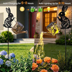 Solar Bunny Statue Light, Yard Decor