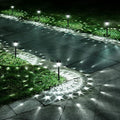 10-Pack Solar Pathway Lights, Waterproof LED Yard Lights