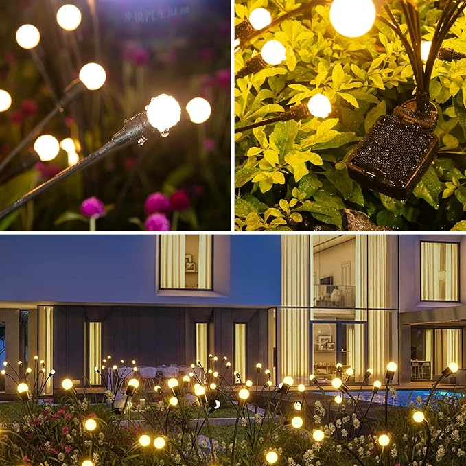 Solar Path Lights, Outdoor Driveway LED