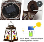 Solar Dragonfly Lanterns, Yard Hanging LED Decor
