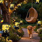 Butterfly Solar Hanging Lanterns, Classic Outdoor Decor