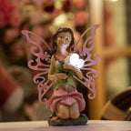 10.82" Solar Garden Garden Statue Light, Outdoor Decor