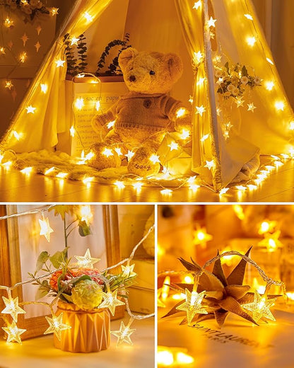 Outdoor String Lights, 66ft Warm White Waterproof LED