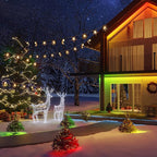 Outdoor String Lights, 13ft Warm White Waterproof
