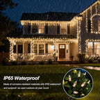 Battery Christmas Lights 2-Pack, 16ft Warm White Twinkle