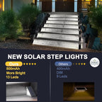 Wall Solar Lights, Waterproof LED