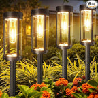 Solar Pathway Lights 6-Pack, Yard LED