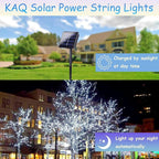 Christmas Yard String Lights 2-Pack, 66ft 200 LED Waterproof