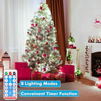 132ft Christmas LED String Lights, Waterproof Timer Lights