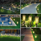 Solar Driveway Path Lights 8-Pack, IP65 Waterproof