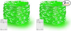 Christmas Backyard String Lights 2-Pack, 40ft 120 LED Waterproof