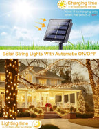 Battery Christmas Lights 3-Pack, 120ft Warm White Timer