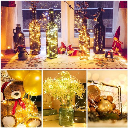 Warm White String Lights for Patio, Waterproof LED