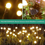 10-Pack In-Ground Solar Lights, Flat LED Garden