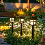 Solar Walkway Path Lights 6-Pack, Waterproof