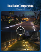 4-Pack Solar Dock Lights, Outdoor LED