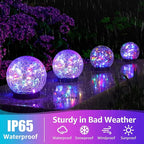Solar Pathway Lights, Waterproof LED Garden Lights