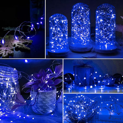 Christmas Fairy Lights 6-Pack, 7ft 20 LED Battery Twinkle Lights