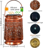 Hummingbird Solar Lanterns, Waterproof LED Backyard Lights